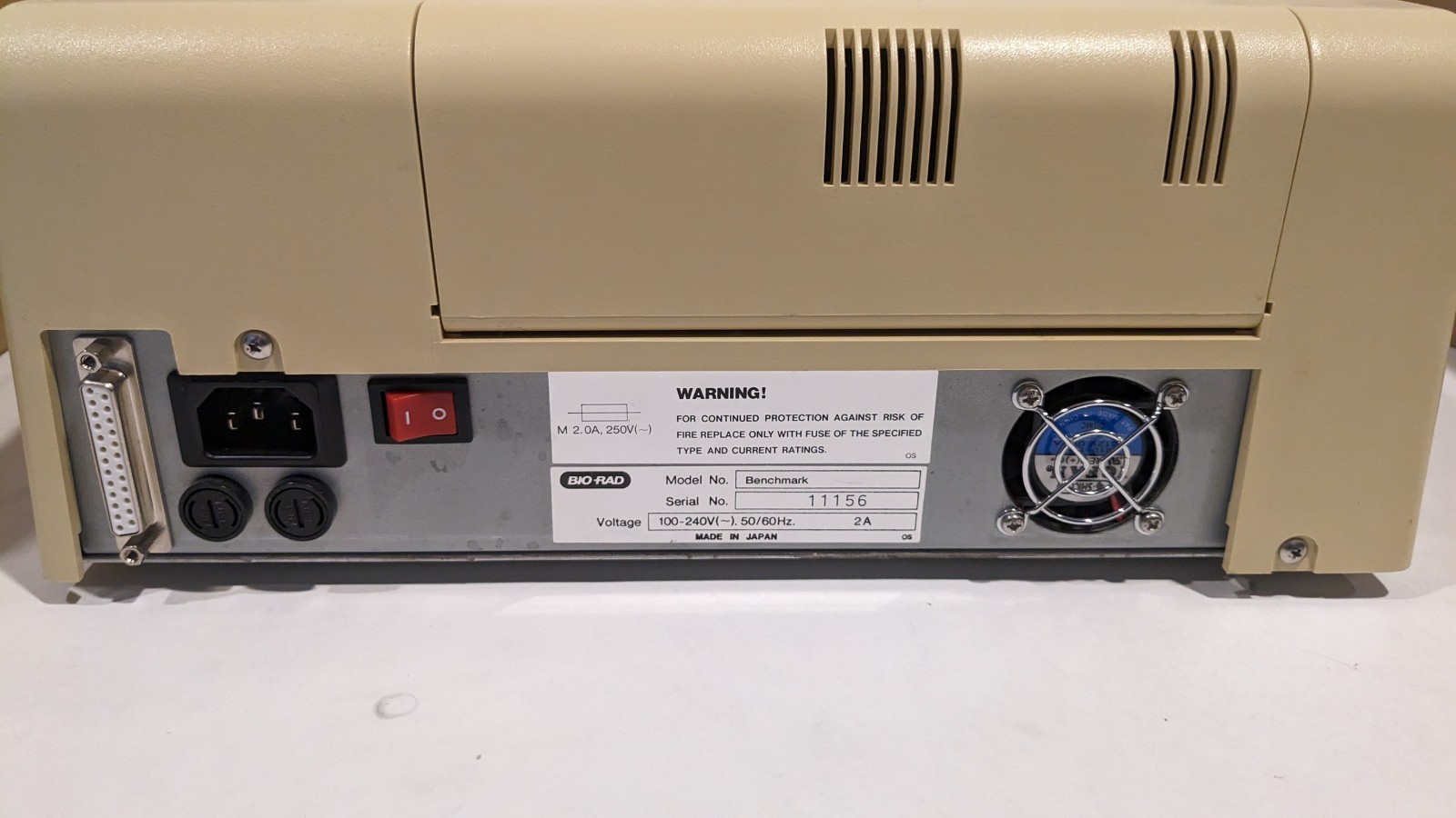 Bio-Rad Benchmark Microplate Read Description