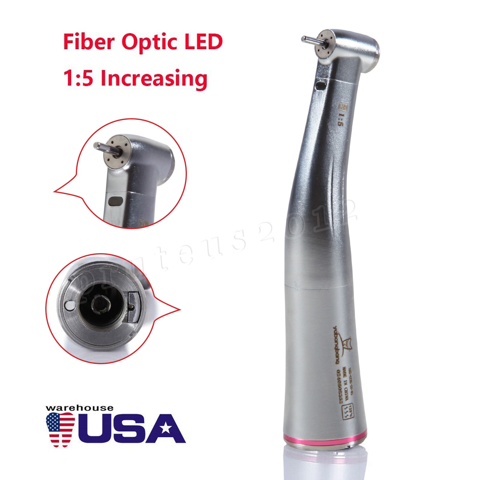 Portable Dental Ultrasonic Scaler Handpiece + Tips fit Cavitron EMS WOODPECKER