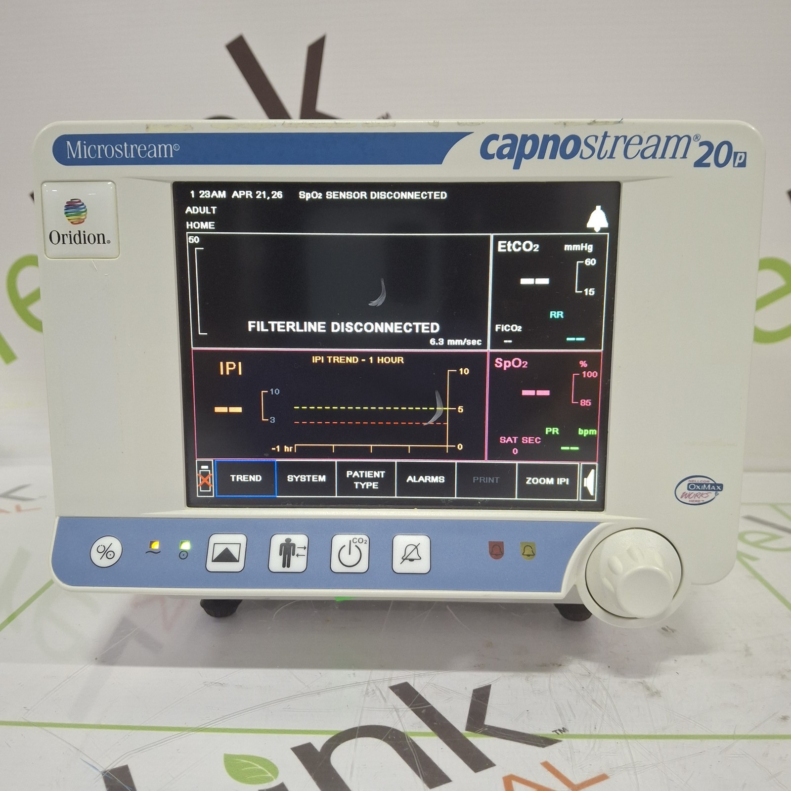 Oridion Capnostream 20P Capnography Monitor
