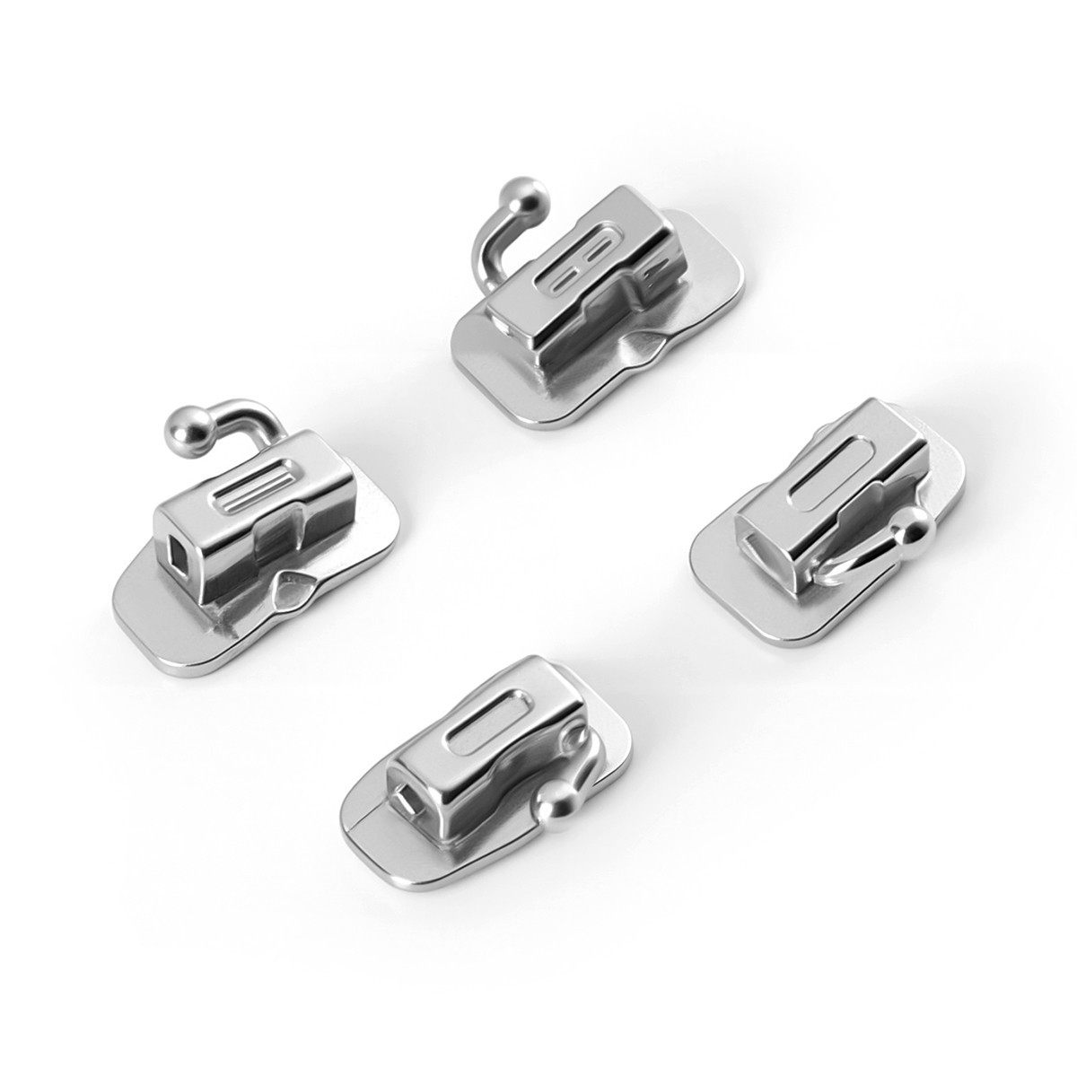24pcs AZDENT Dental Ortho MIM Self Ligating Bracket Mini Roth.022 Hooks 345