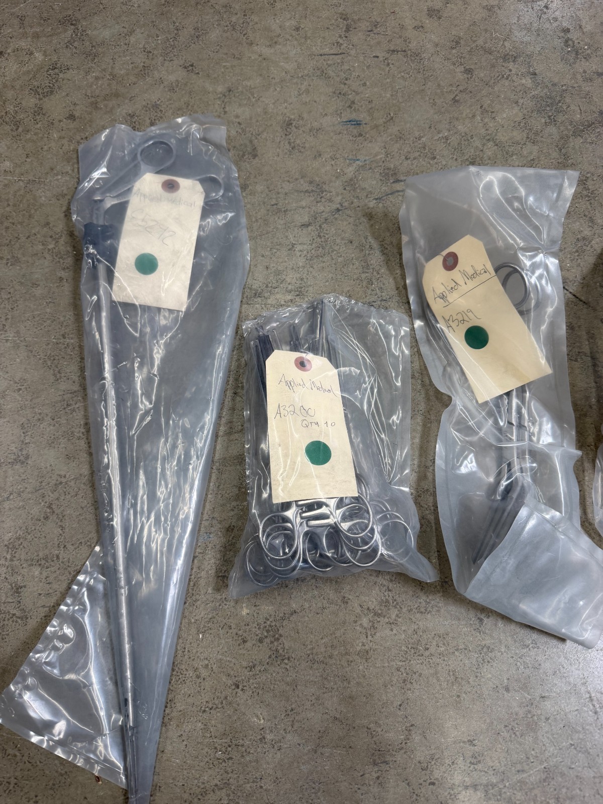 Applied Medical stainless steel assorted instruments