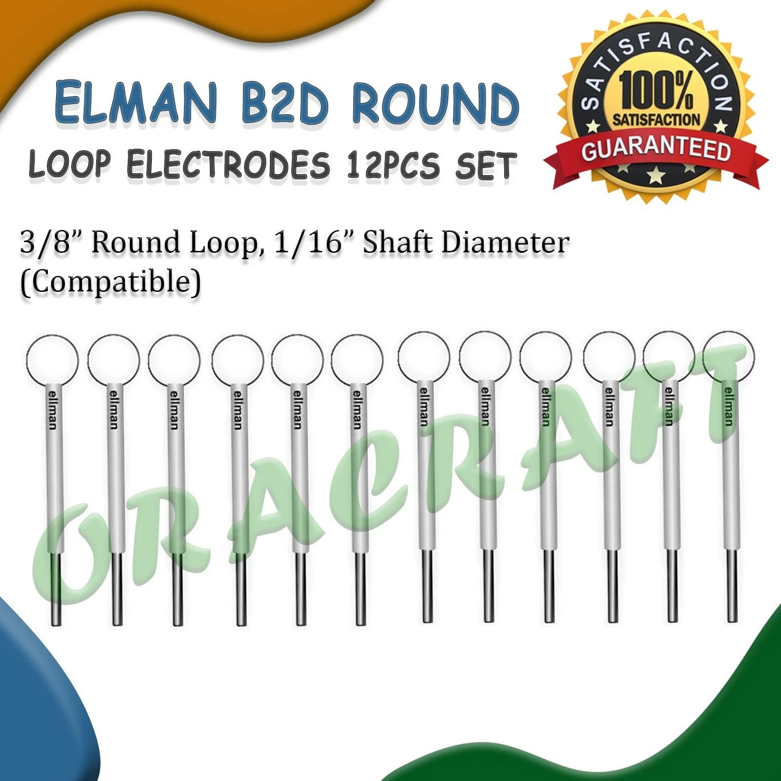 Ellman B2D Round Loop Electrodes Single use Loop Electrode 10 Pcs CE