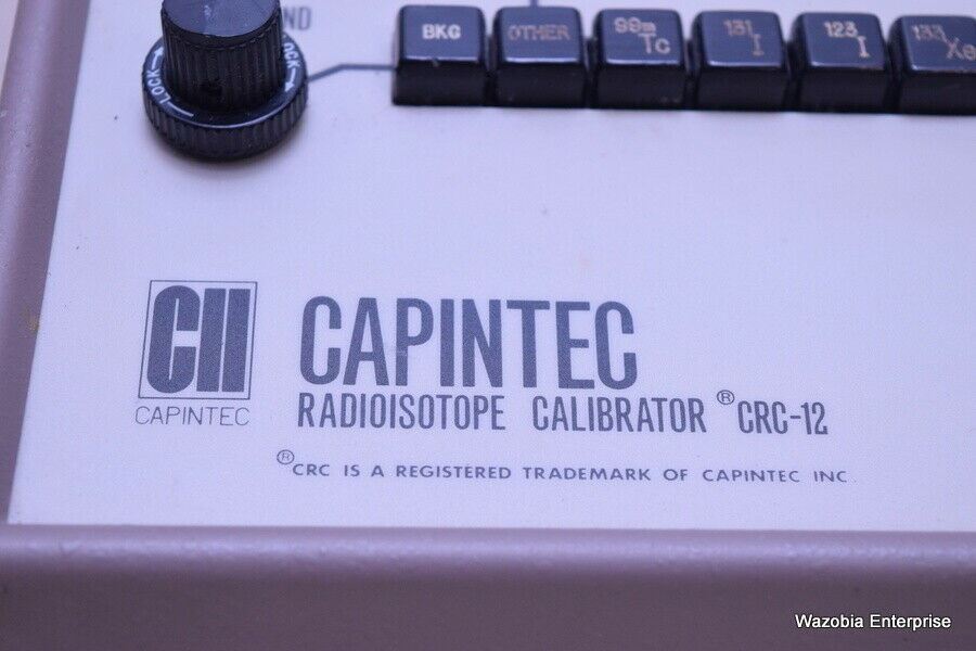 CAPINTEC INSTRUMENT MODEL CRC-12 LABORATORY DIGITAL RADIOISOTOPE CALIBRATOR