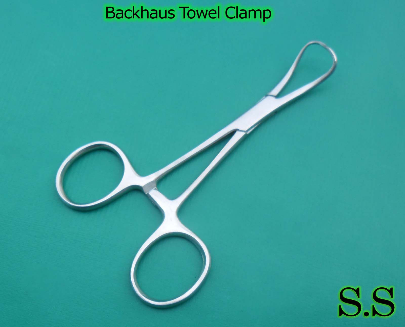 3 Backhaus Towel Clamp Forceps 3.5″ Surgical Dental Instruments