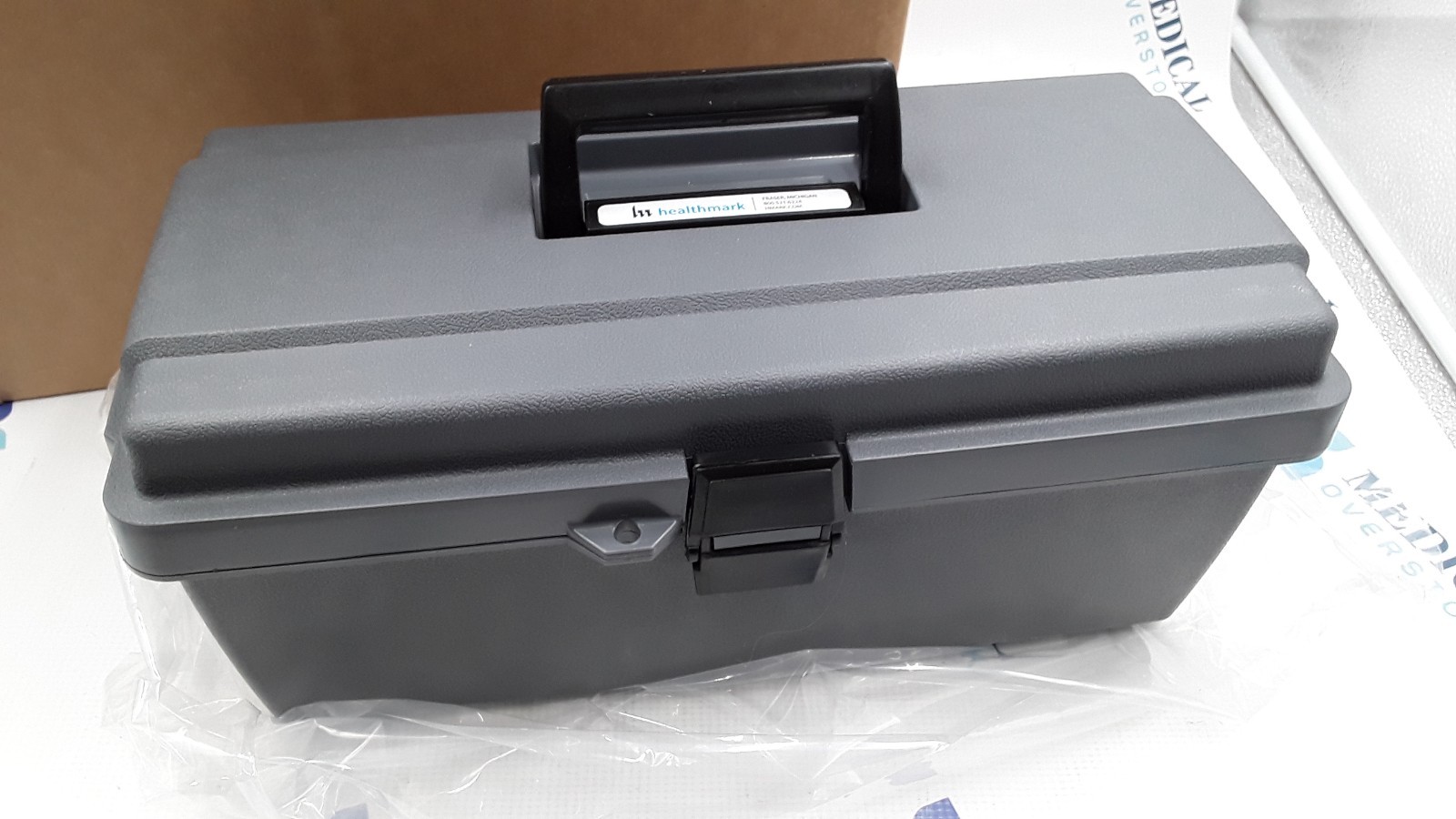 Healthmark Gray Emerg Med Case 16x8x7 REF 1610-2-GY