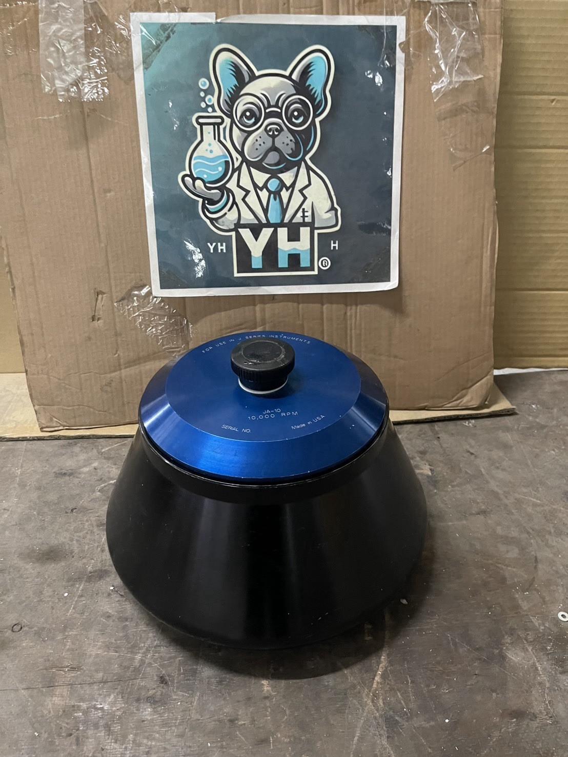Beckman Coulter JA-10 Fixed Angle Rotor 10000 RPM As-Is Untested