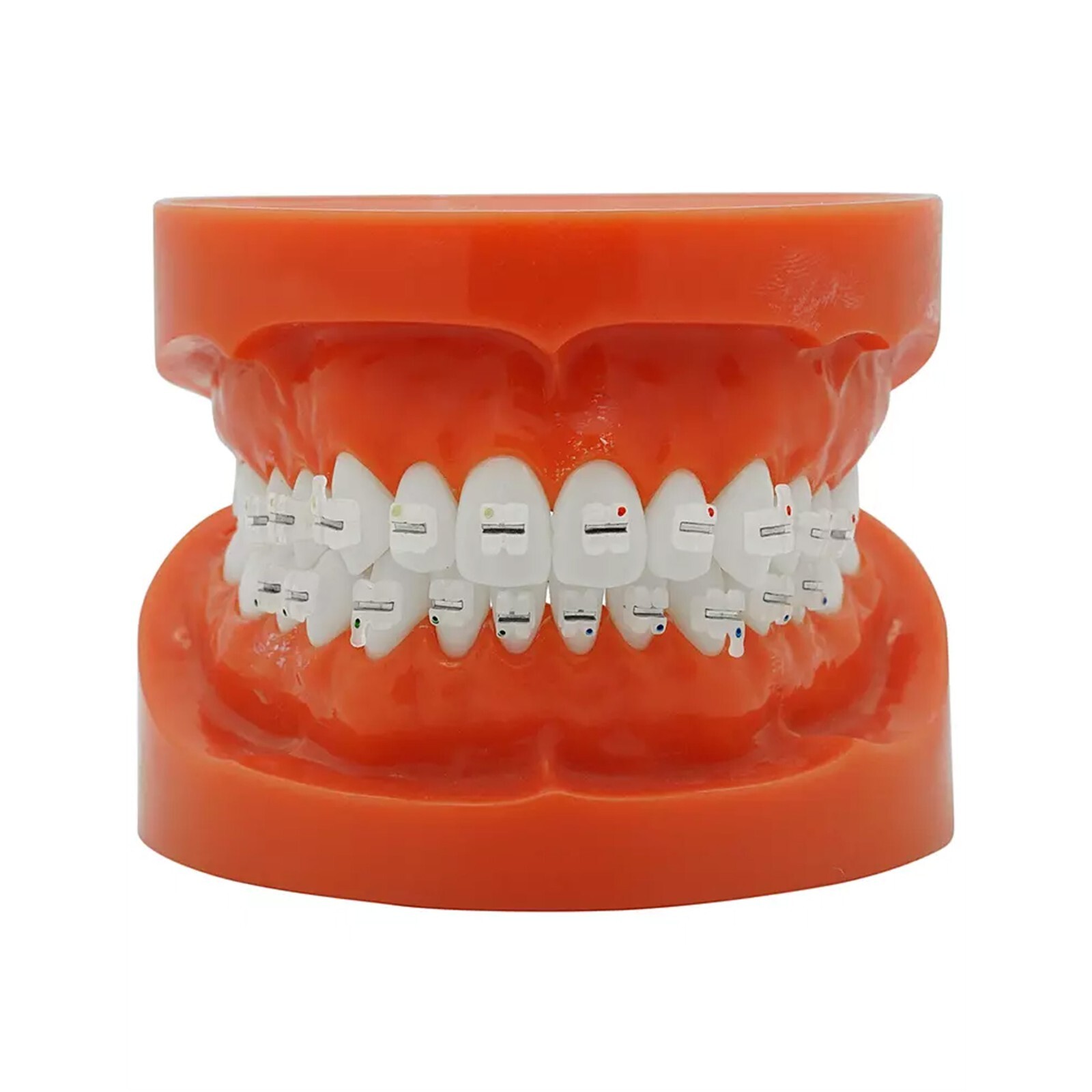 3M Clarity Type Orthodontic Ceramic Bracket Metal Slot Aesthetic Braces Roth 022