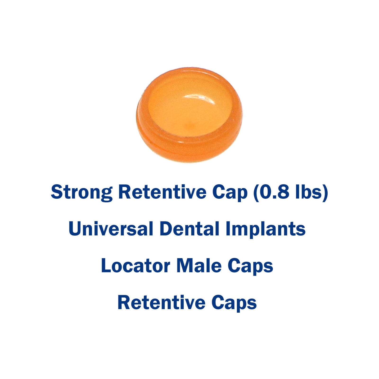 US 6PCS Dental Overdenture Locator Abutments Retention Caps For Implant Inserts