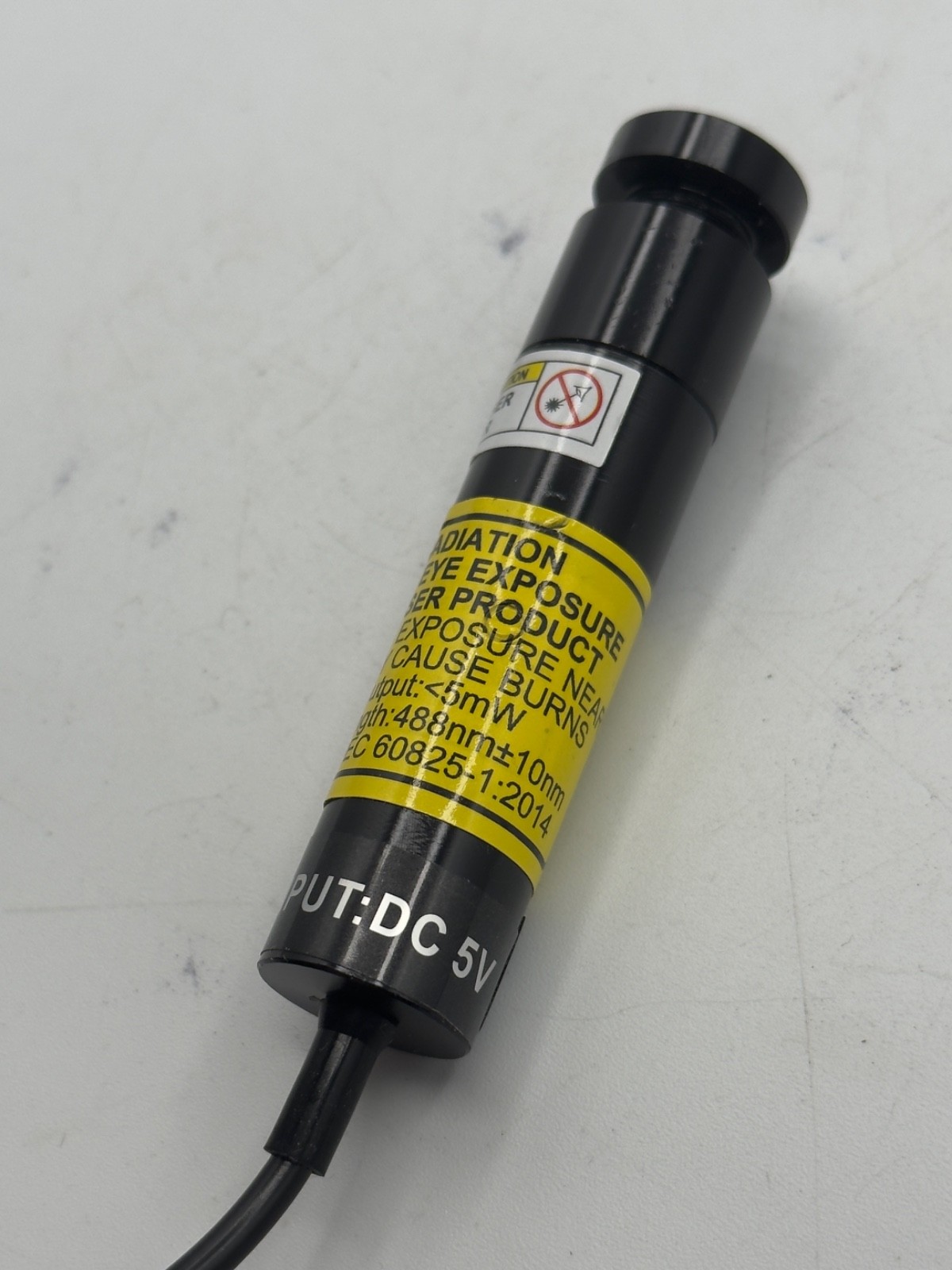 488nm Sky Blue Laser Module for Laser Swamp Haunted House Effects, INCOMPLETE