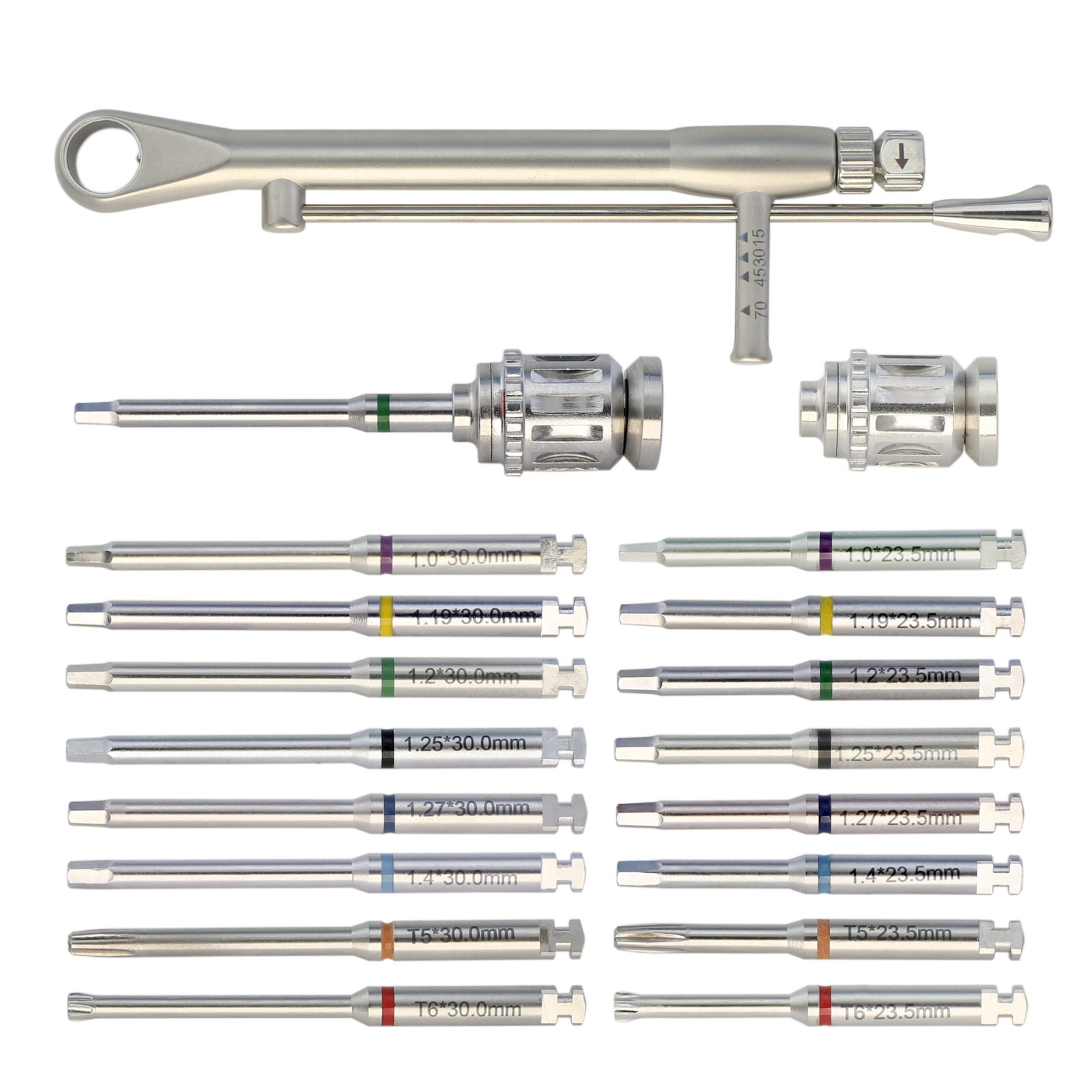 Universal Implant Drivers Kit Prosthetic Hex Screwdrivers Locator Manual Adapter