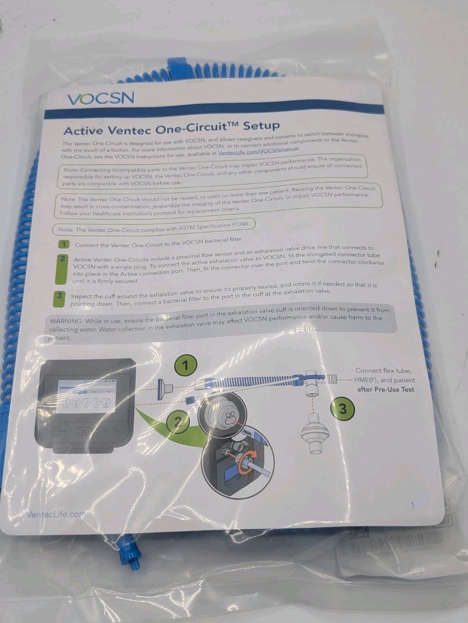 (2) VOCSN Patient Breathing Package PRT-00791-002