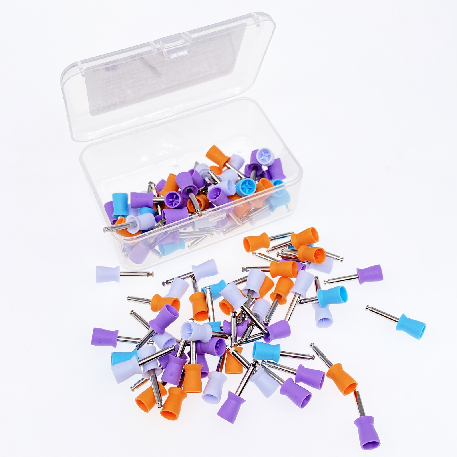 100Pcs Dental Polishing Cups Prophy Cup Rubber Latch Type DMXDENT