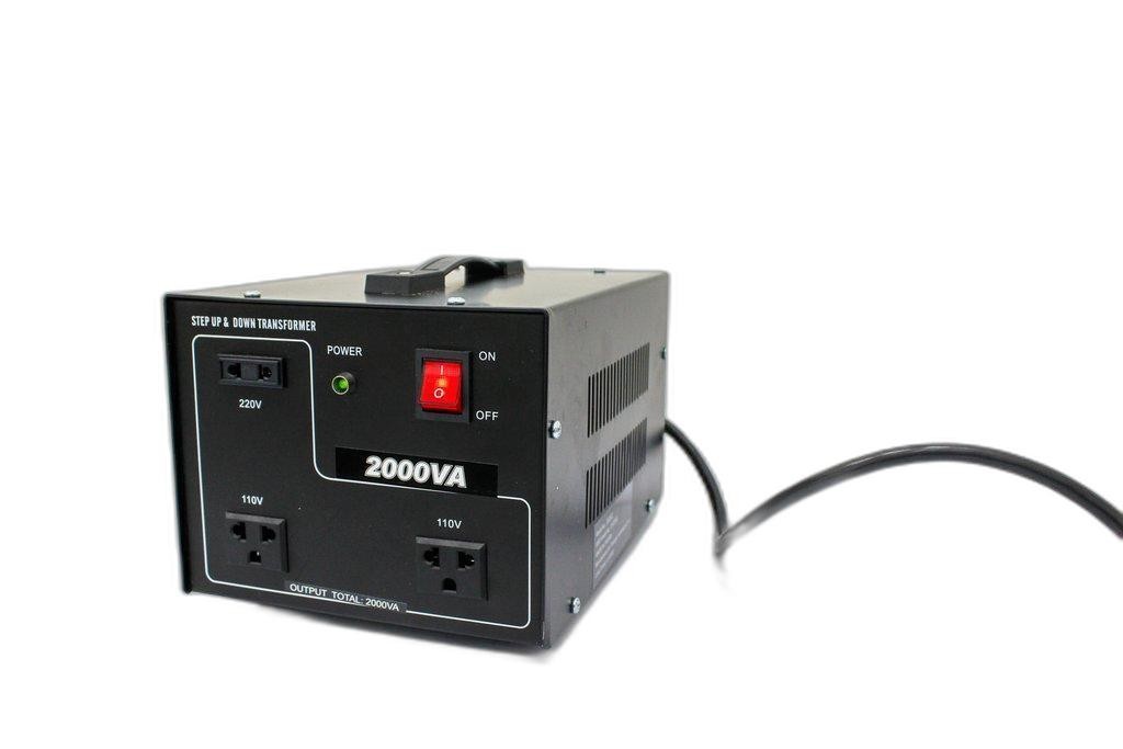 Grainger Model 30C522 Voltage Converter 110-240V 50/60Hz Step Up/Do (3372094)