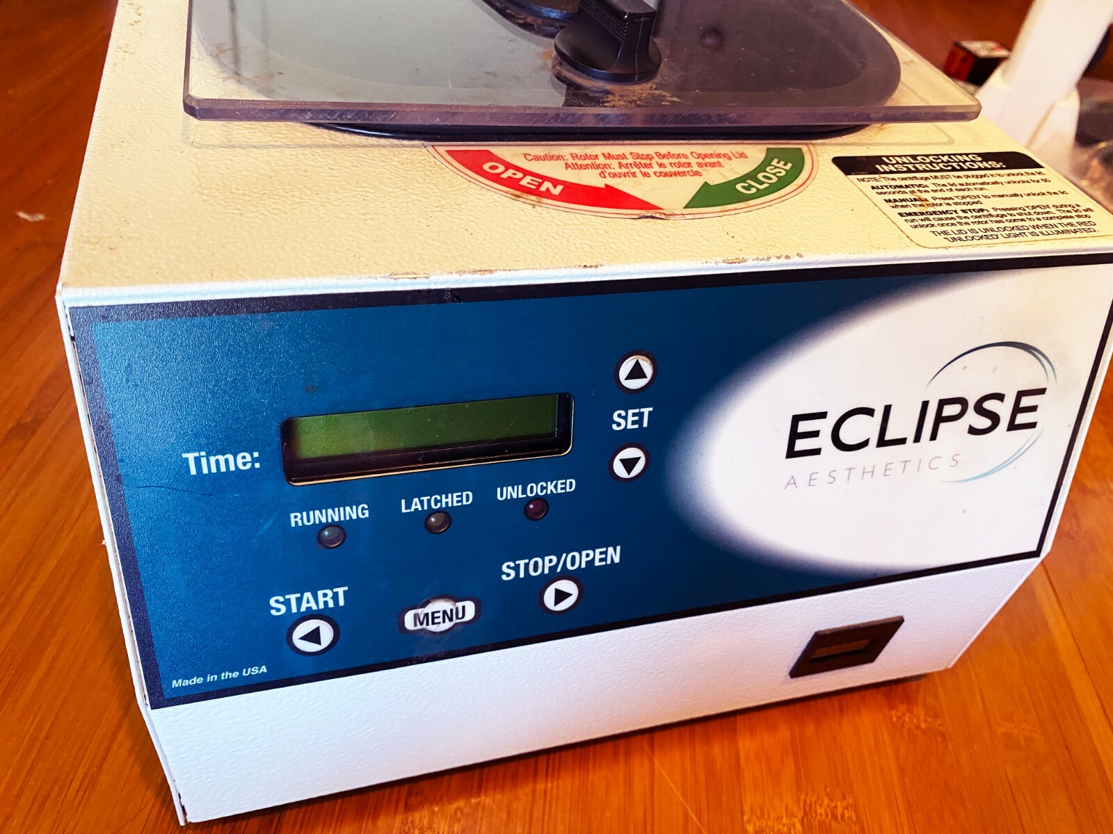 Eclipse Aesthetics PRP Centrifuge (Only 8 Uses Total)