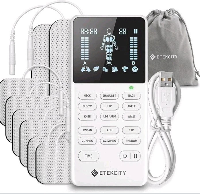 Etekcity ETU-134 TENS Unit 2-Channel Handheld for Physical Rehab