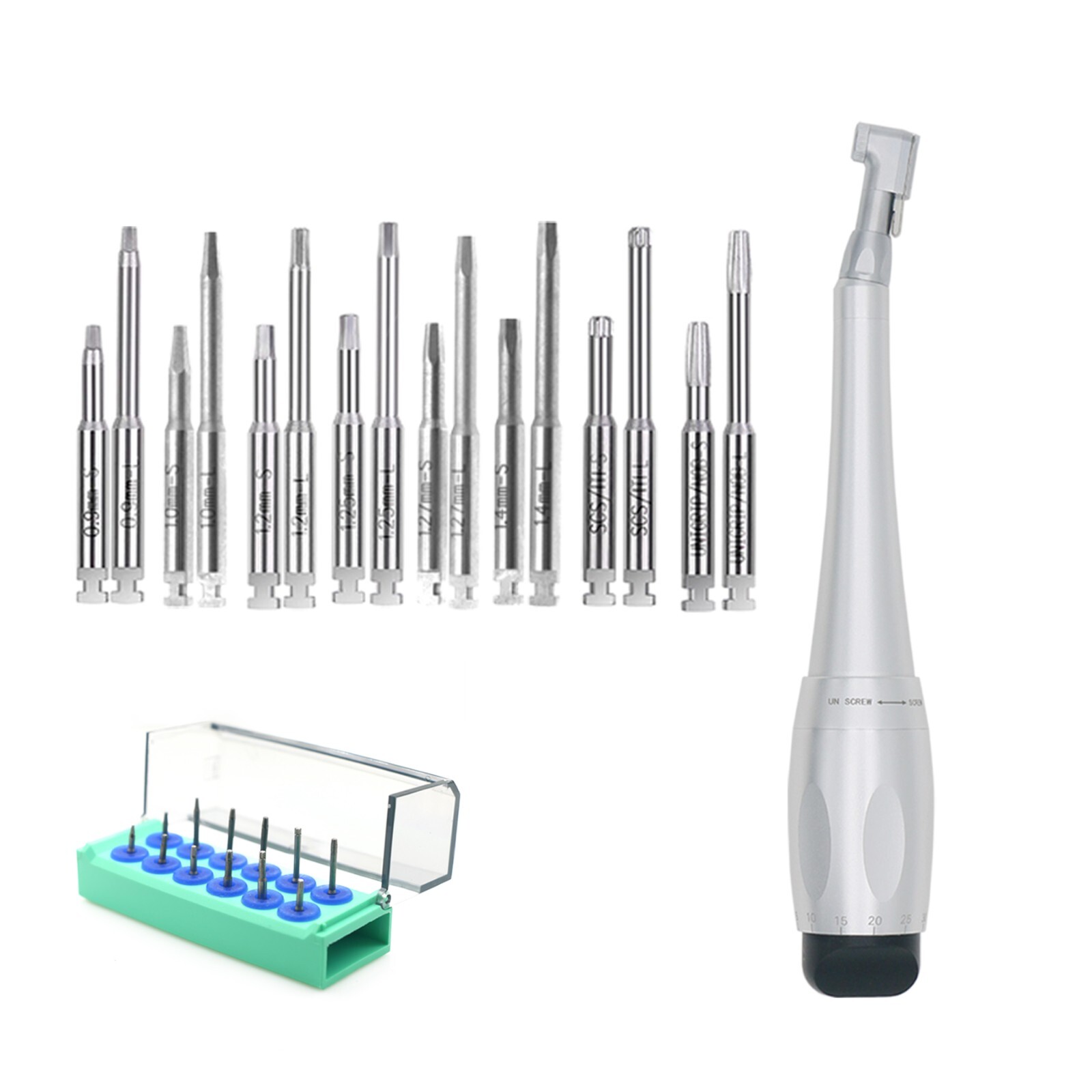Dental SD Torque Driver Torque Wrench Handpiece Surgident 16 Drivers Universal