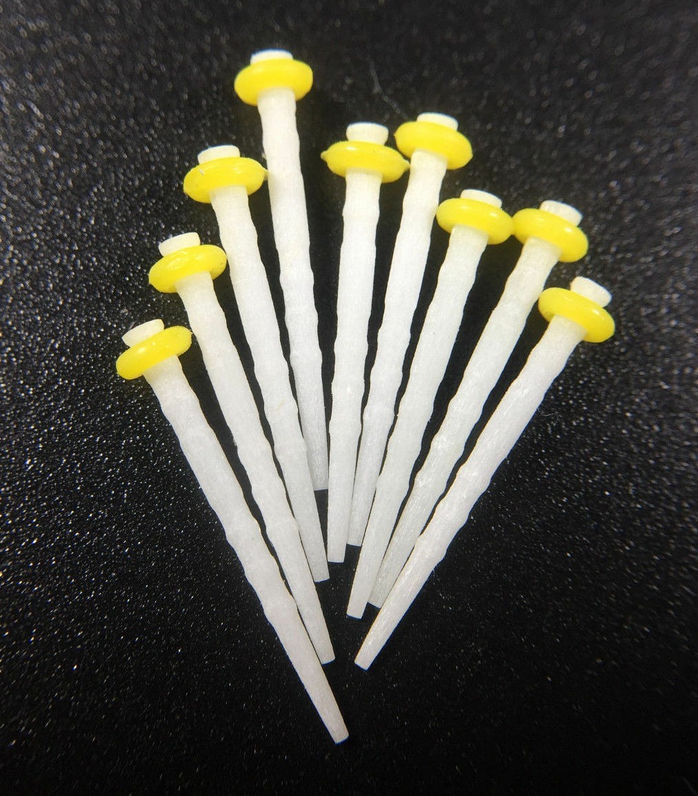 Dental Glass Fiber Post Teeth Restorative Refill Screw 1.2 1.4 1.6 1.8mm Posts