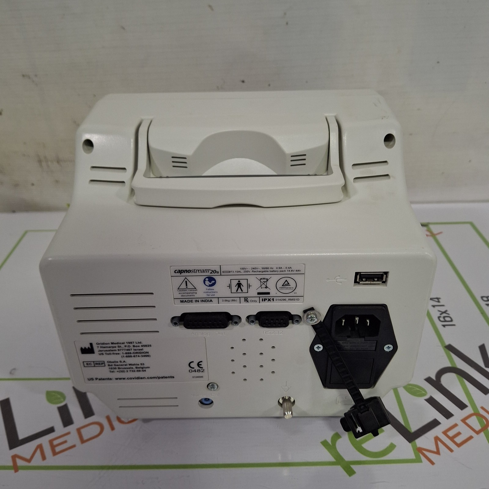 Oridion Capnostream 20P Capnography Monitor
