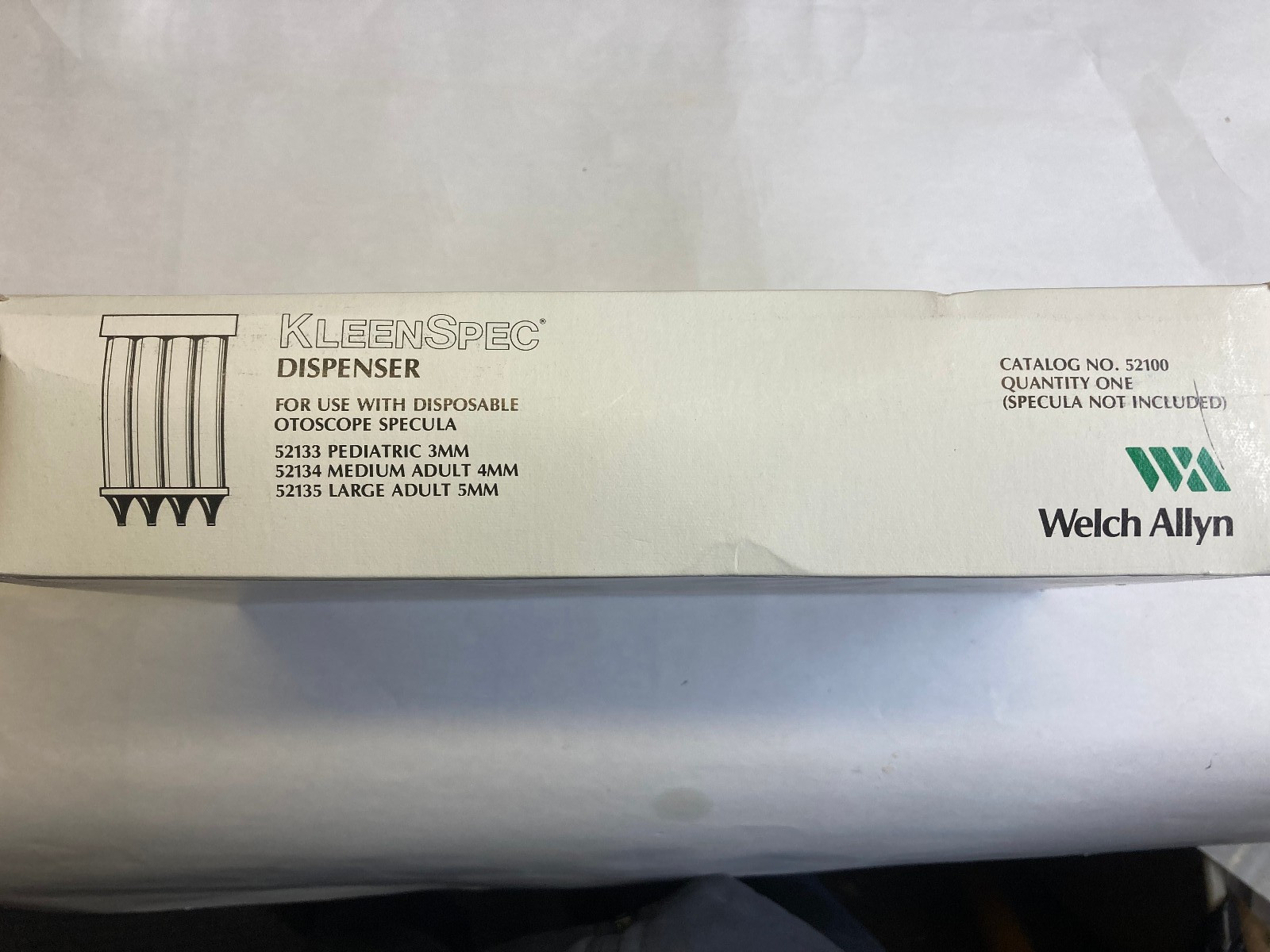 Welch Allyn 52100 KleenSpec Disposable Ear-Specula Dispenser Otoscope For 52133