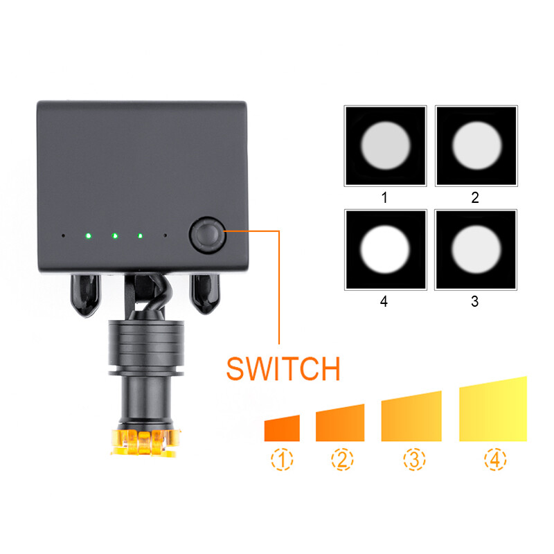 5W Dental Wireless LED Headlight with Optical Filter for Binocular Loupes DY-013
