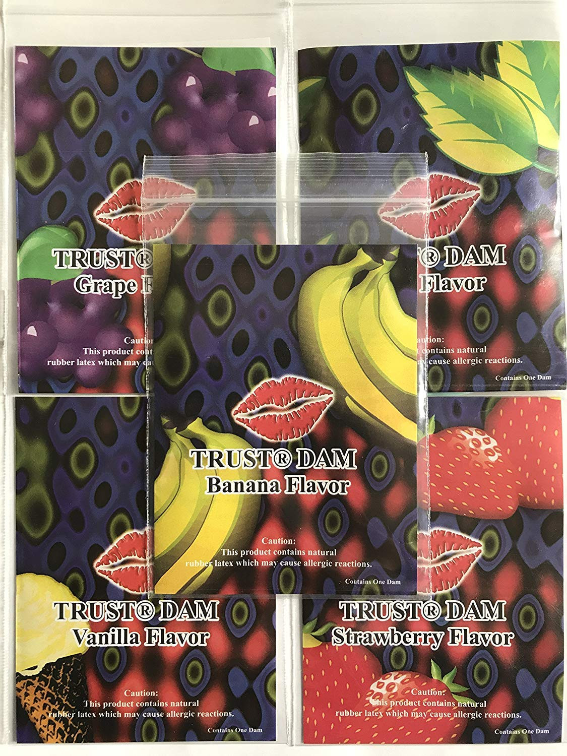 Latex Dental Dam Assorted 1 Pc. ( 6 Pack )