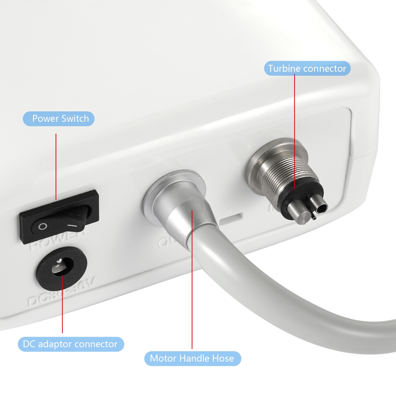 Electric Dental LED Brushless Micro Motor fit 1:1/1:5 /16:1 Handpiece SANDENT