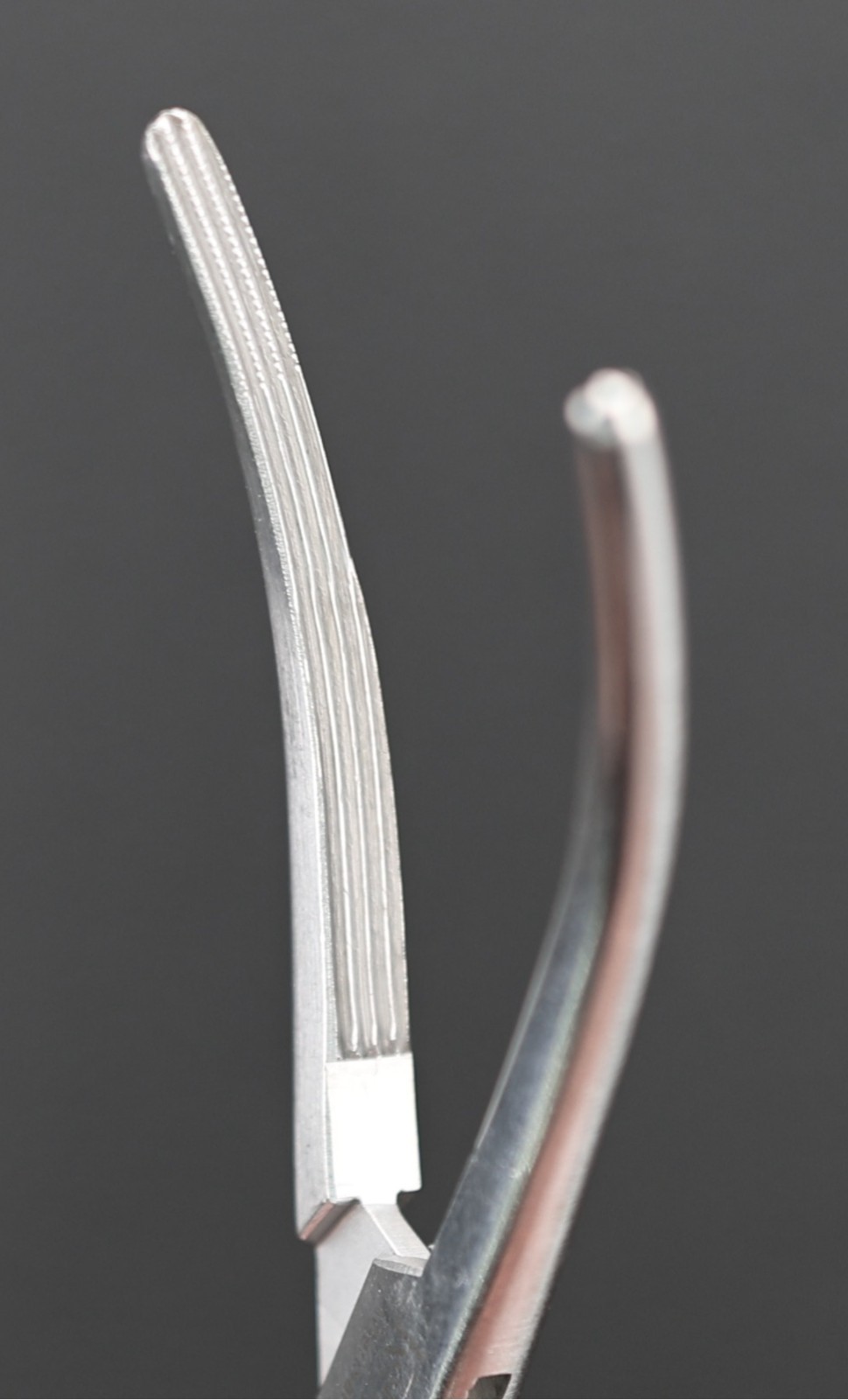 Konig MDS1234116 Carmalt Artery Forceps, 4×4 Blades, Serrated, Curved, 6-5/8″