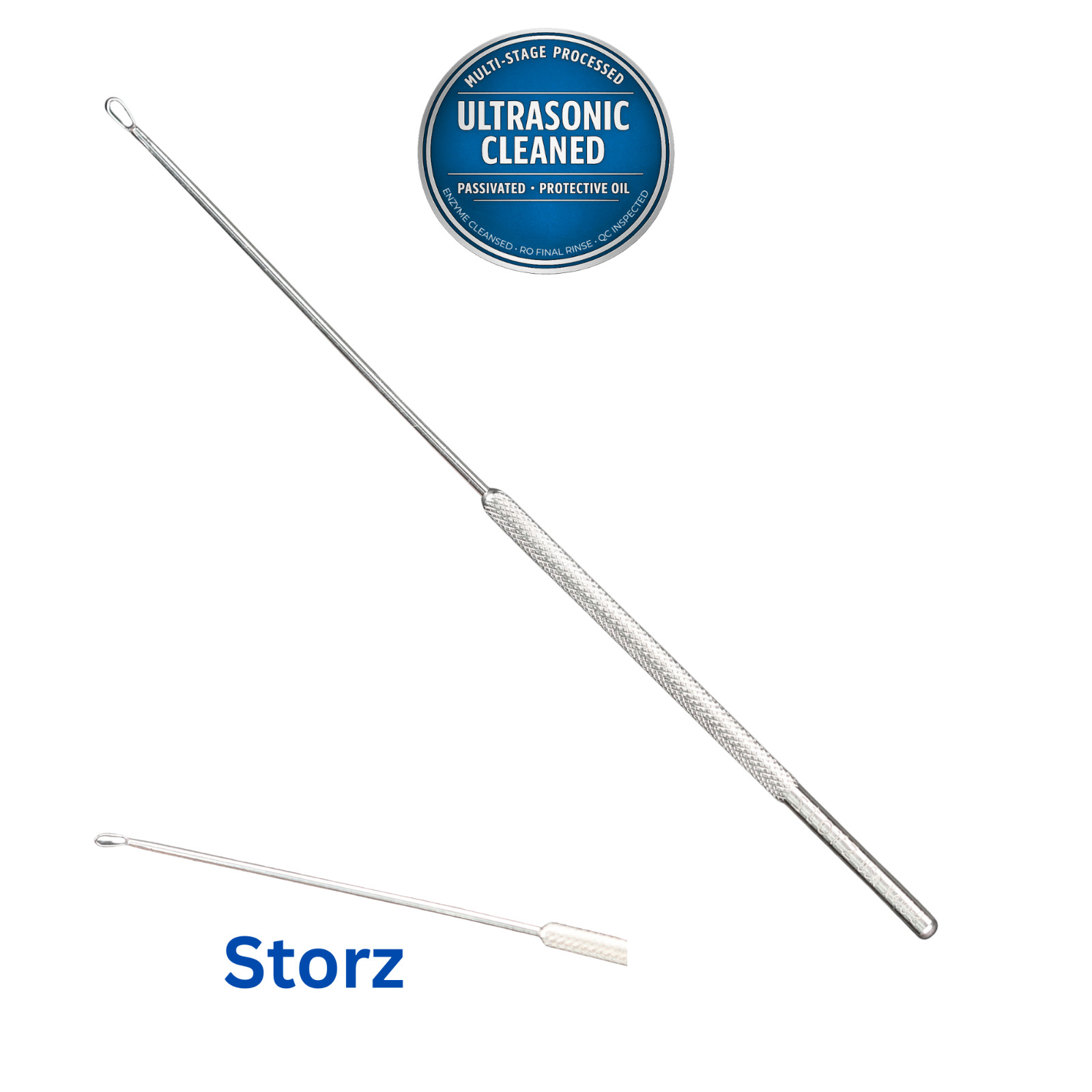 Storz N410-2 Billeau Ear Loop, Small, 2mm x 3mm Loop, 161mm