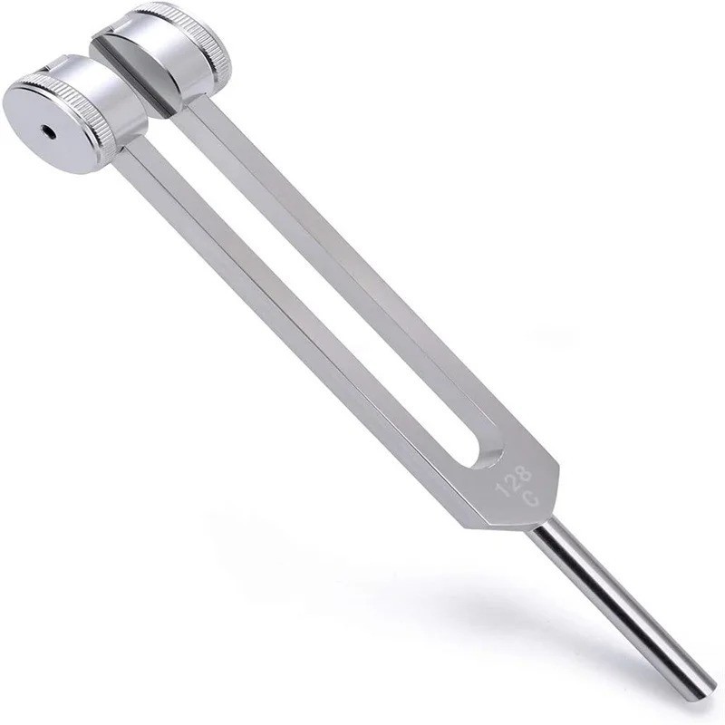 Aluminum Tuning Fork 128hz & Reflex Hammer for Healing Chakra Set Sound Therapy