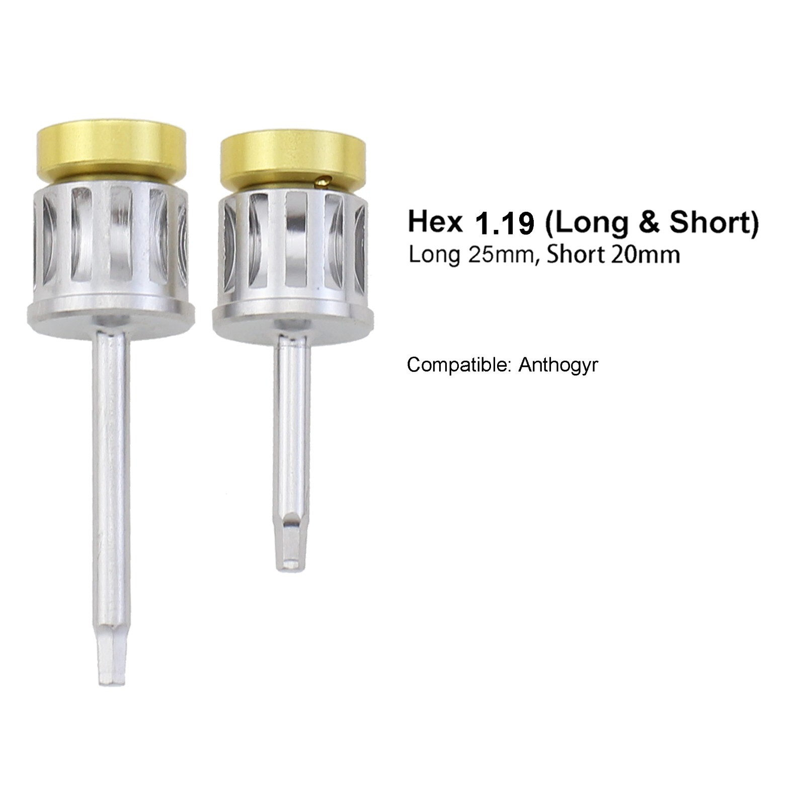 Dental Implant Abutment Hand Driver Hex Screwdriver 1.2 3i Megagen Astra Zimmer