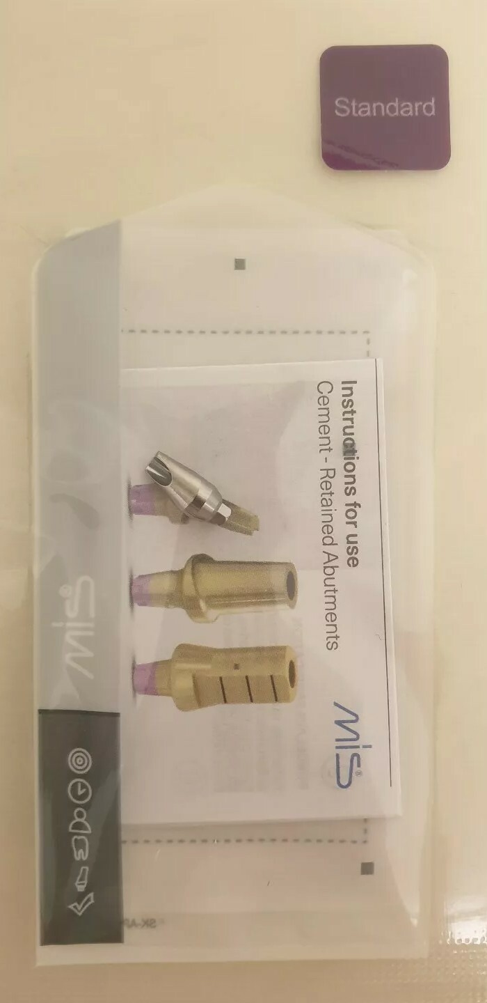 5 x Dental 15 degree Structure MIS For Implant standard Platform cementing post