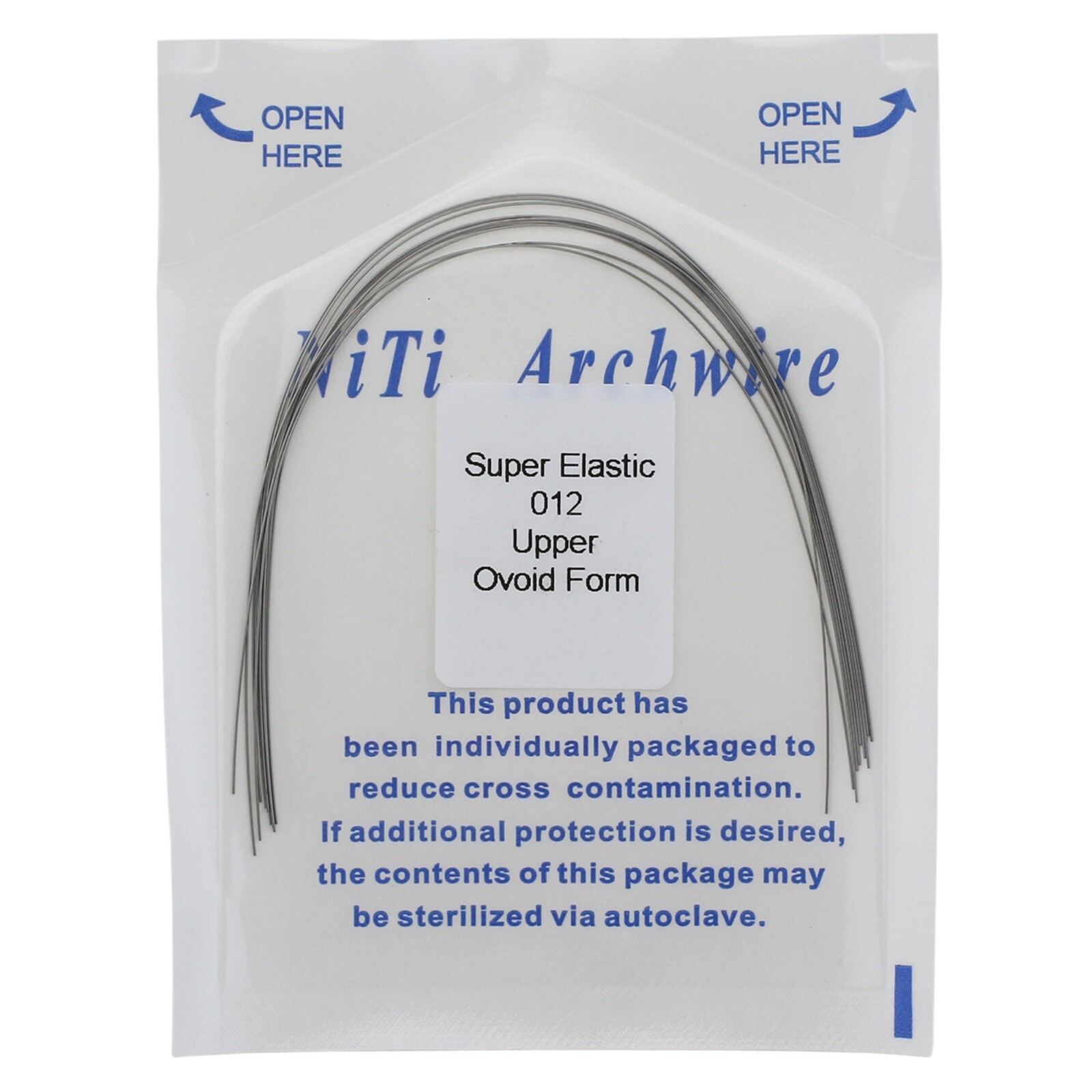 arcos de ortodoncia Orthodontic Arch Wire Round NiTi 014 Stainless Steel Natural