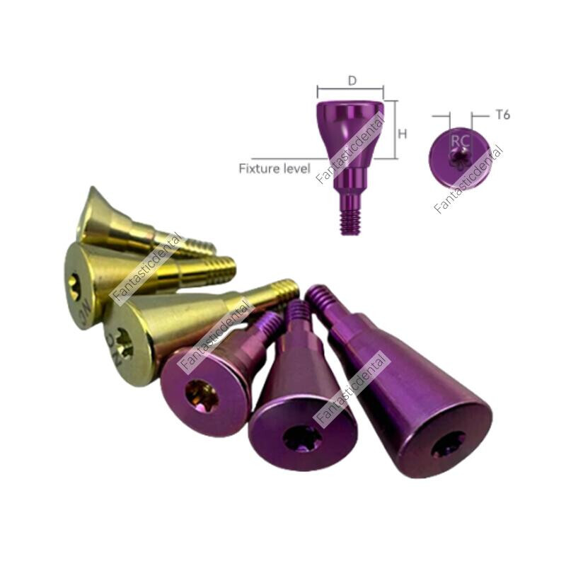 Dental Healing Abutment Cap RC NC Titanium Fit Straumann ITI BLT Regular Narrow