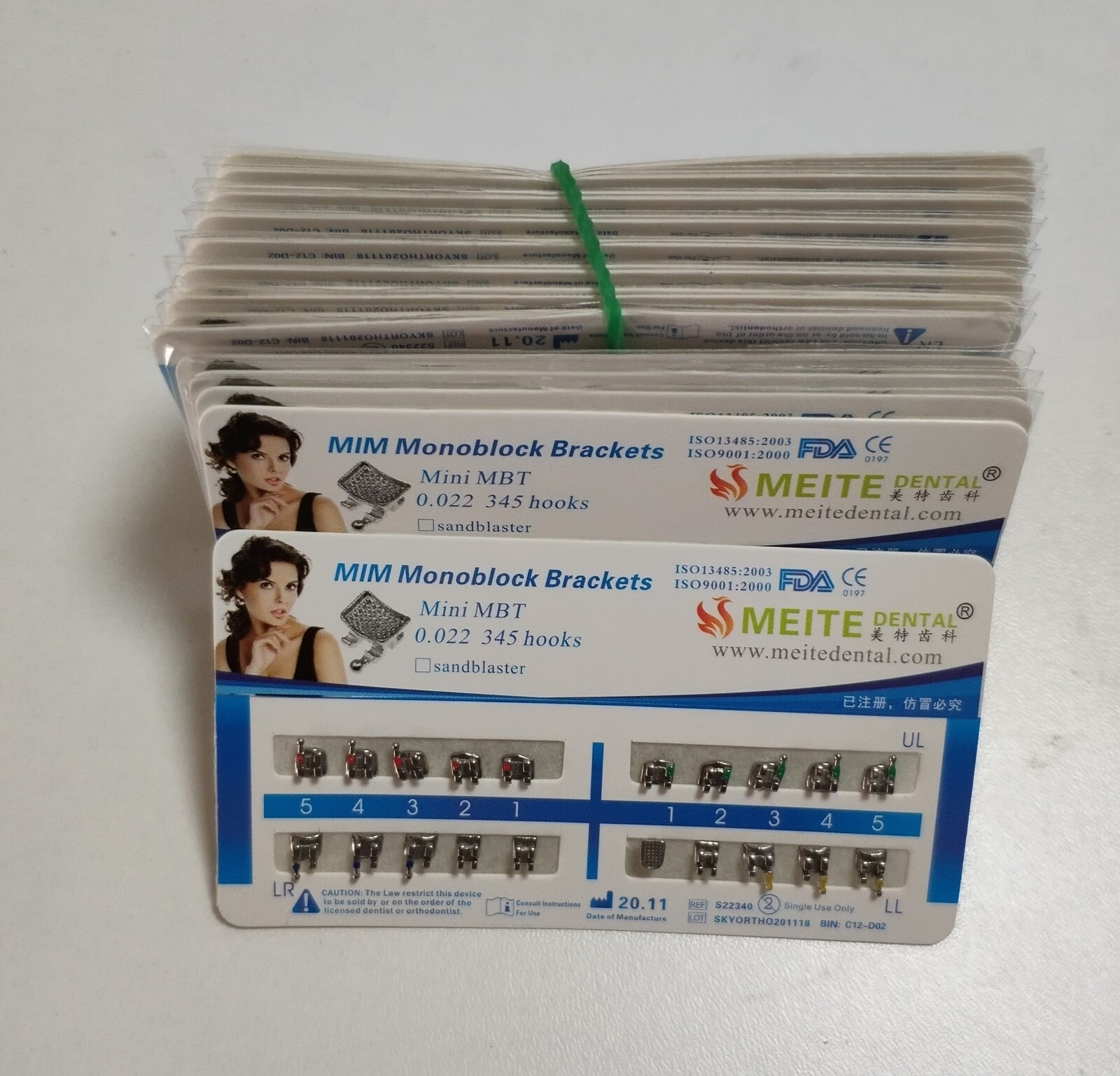 Dental Orthodontics Brackets Braces /Supper Elastic Niti Round Arch Wires Ovoid