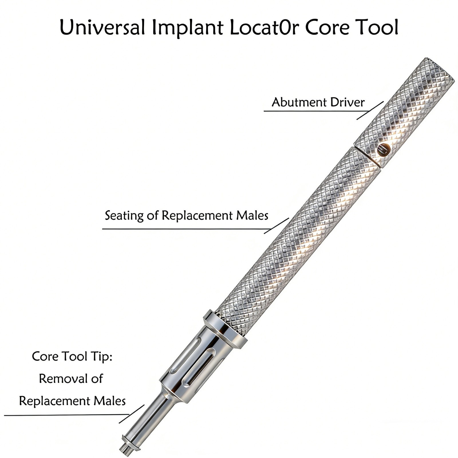 Dental Zimmer Tapered Screw-Vent Locator Abutments TSV Ø3.5/4.5mm Retention Caps