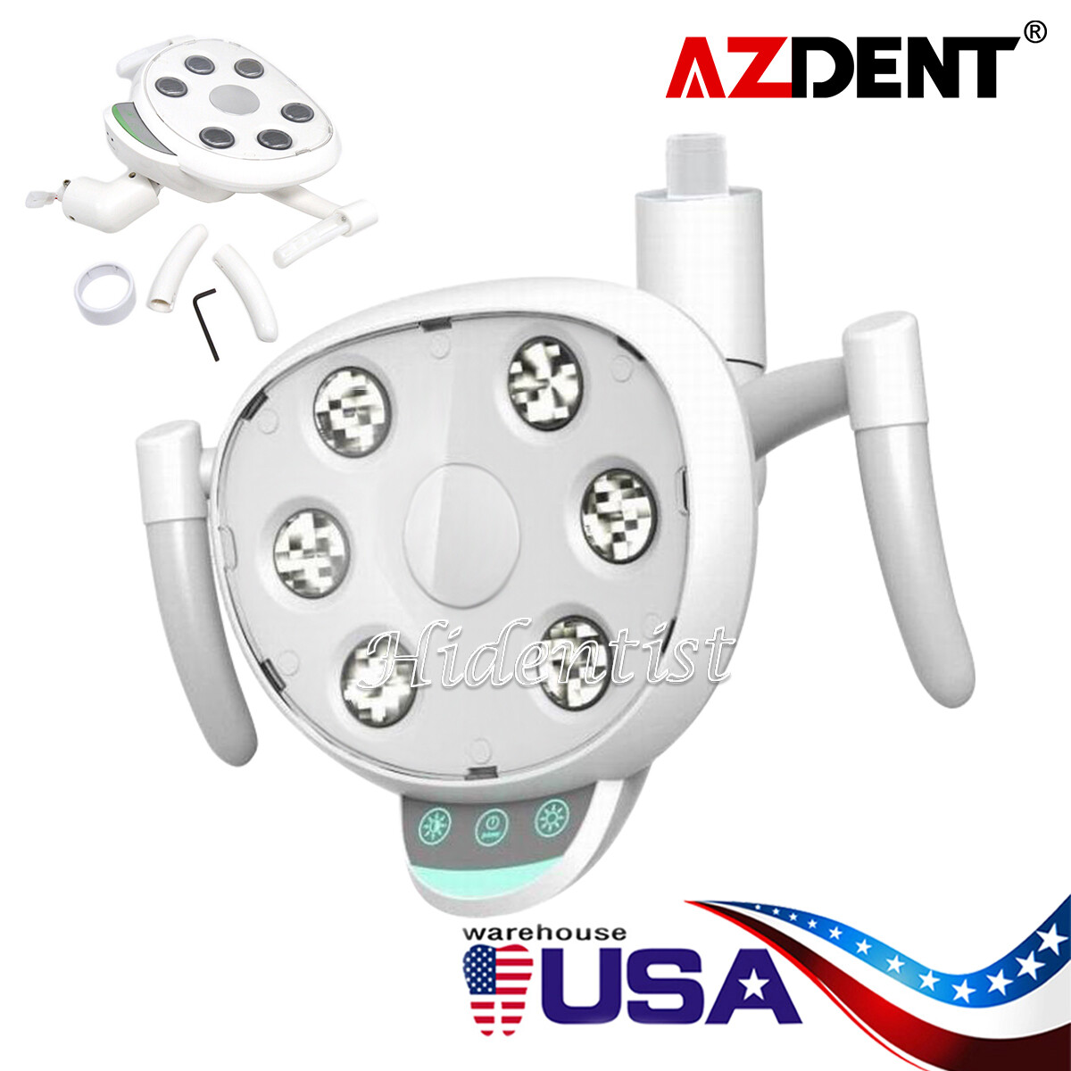 Dental 6 LED Lamp Oral Light Induction Senser Reflectance Lamp For Chair Unit