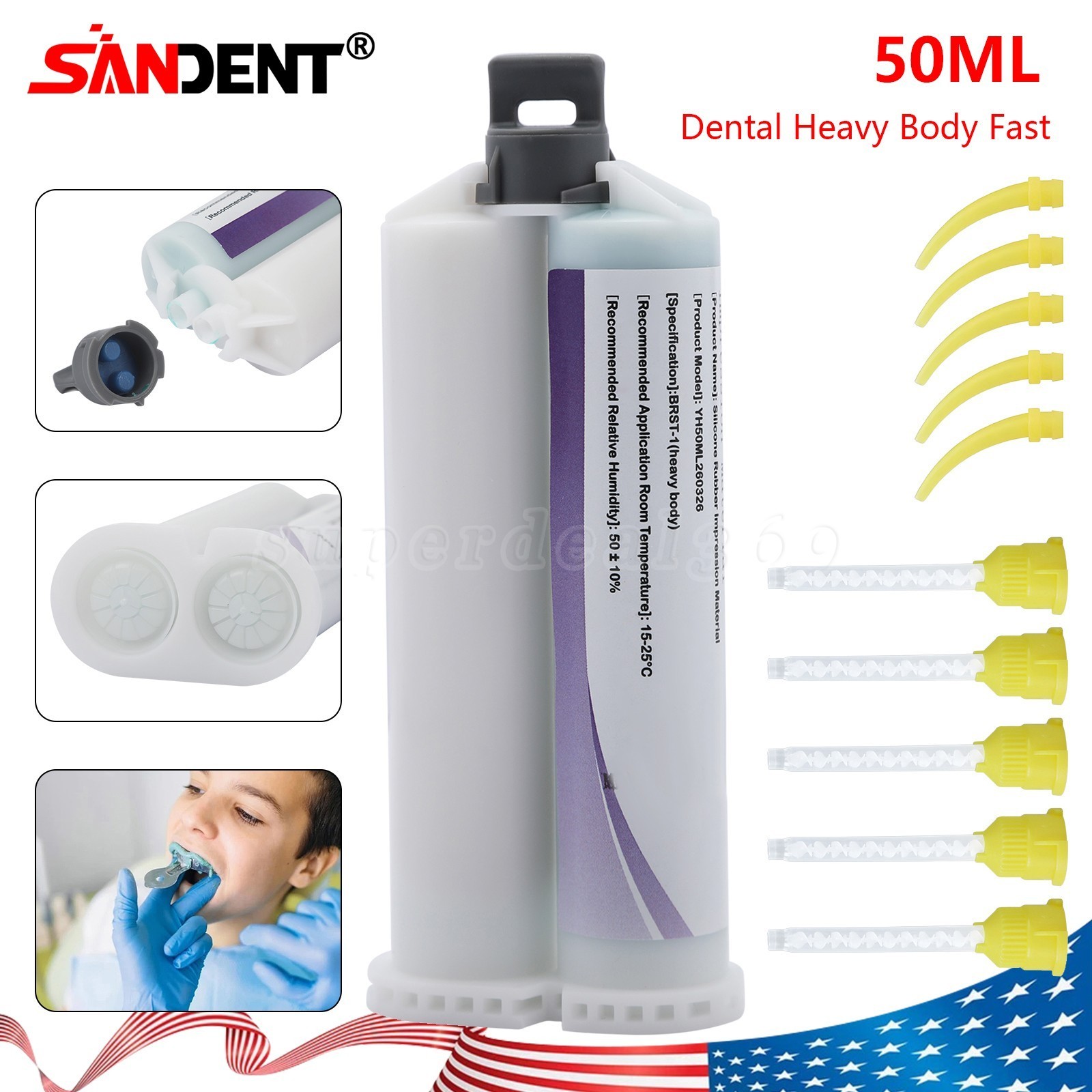 Dental Impression Material silicone Fast Set Heavy/Light Body po