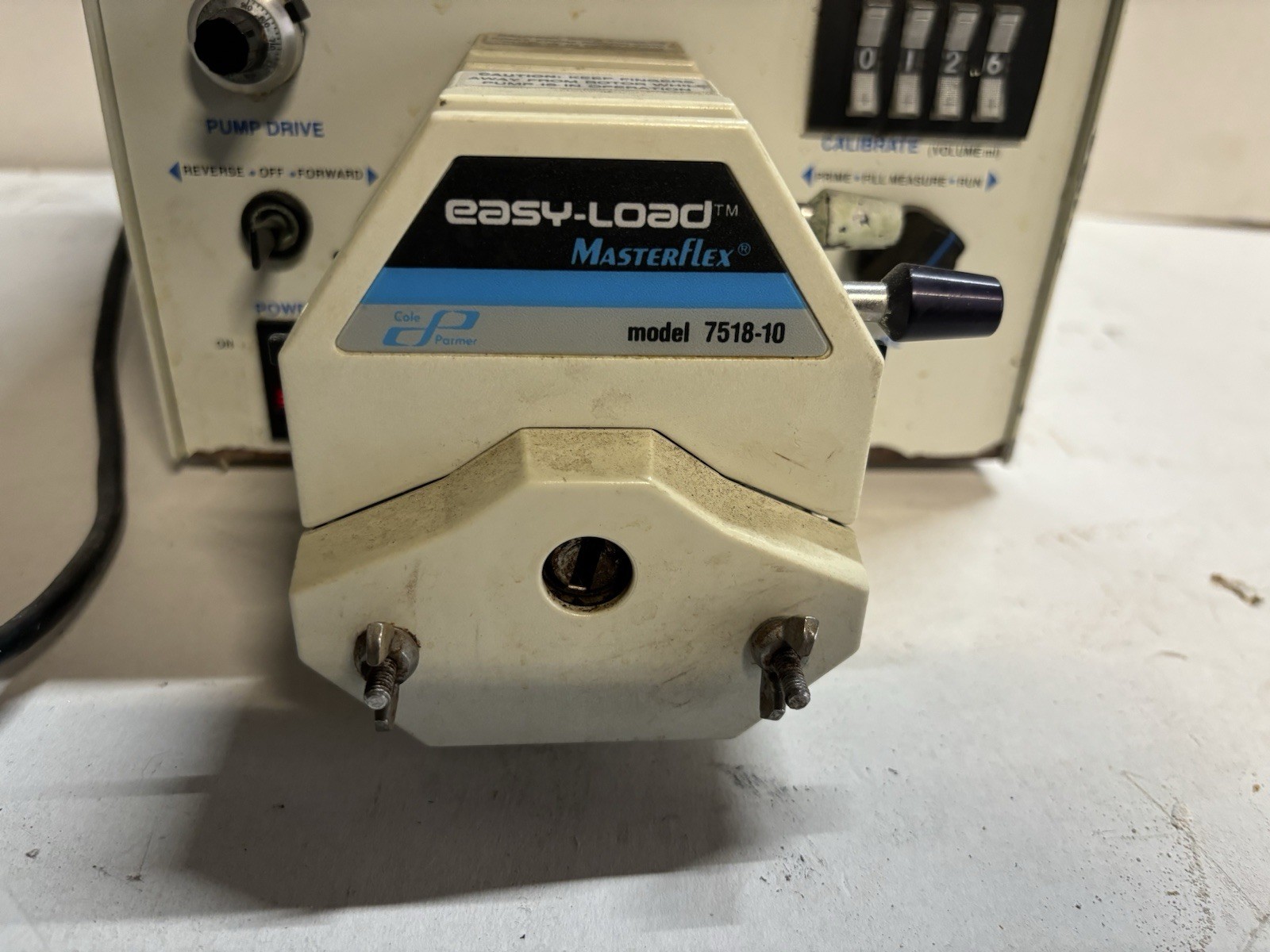 MasterFlex Digi-Staltic 7522-00 pump & Easy Load 7518-10 Pump Heads