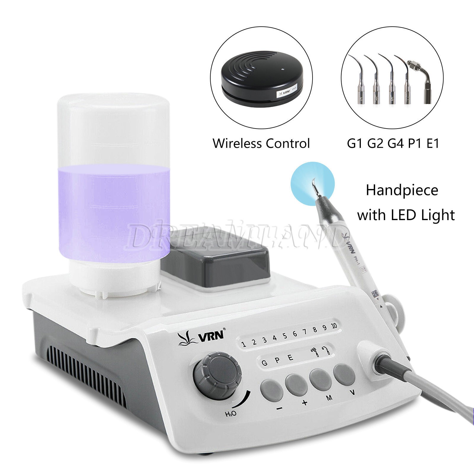 Woodpecker type Dental Ultrasonic Scaler LED /Non /Air Perio Scaler Handpiece DL