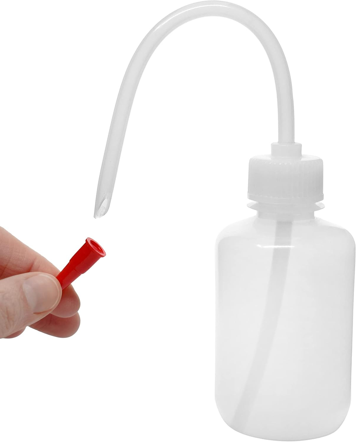 Wash Bottle, 125Ml – Polyethylene – Translucent, Unbreakable – Screw Cap with Fl