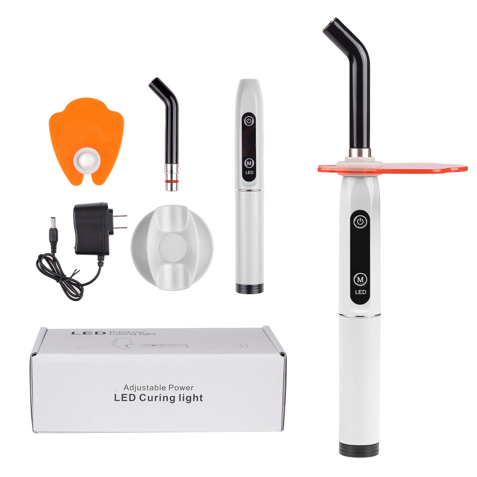5W High Power Dental LED Curing Light 420-480nm Resin Cure Lamp 4 Working Modes