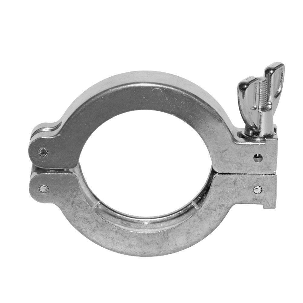 US 5Size KF Aluminum Vacuum Fitting Wing Nut Flange Clamp for Vacuum Piping Tube