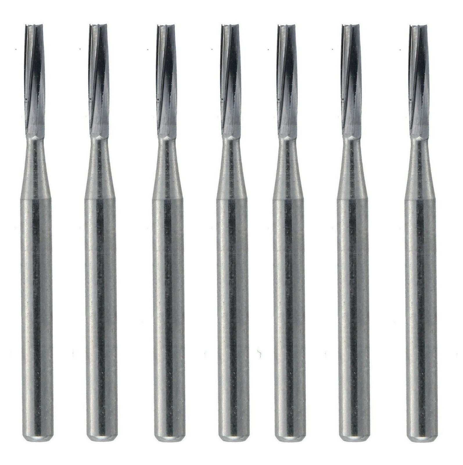 FG57L Carbide Burs FG 57 L Long Friction Grip Flat End Cylinder (Pack of 100)