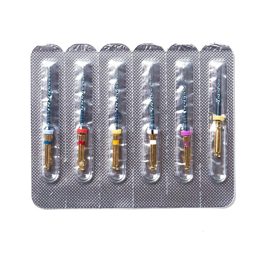 Dental Endo X-pro Blue Taper files endodontic rotary NITI Root canal Files 25MM