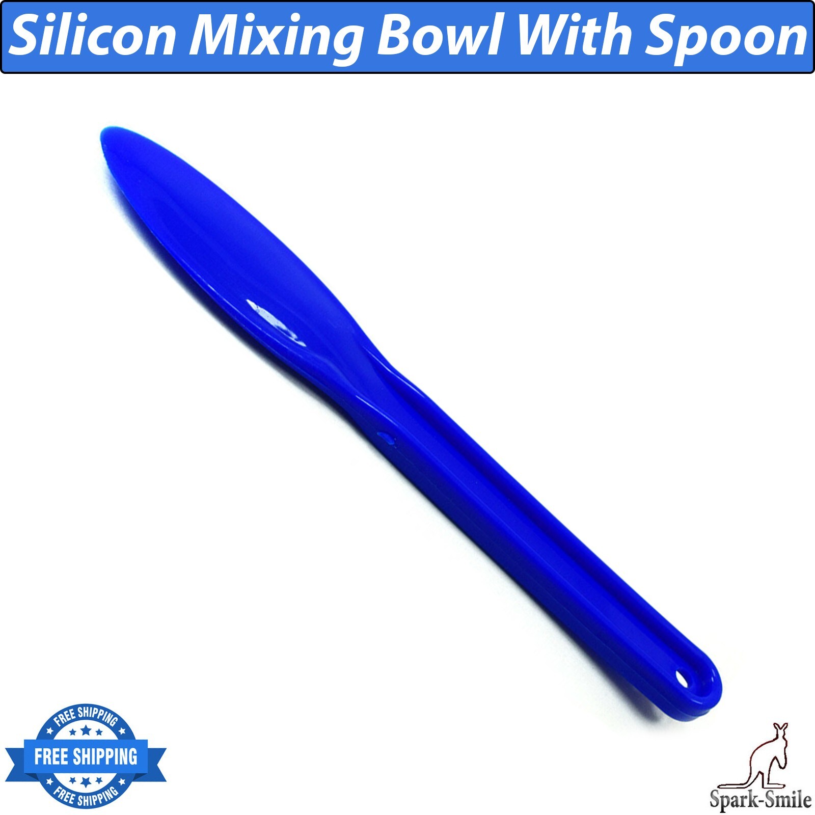 Dental Mixing Bowl Silicon With Plastic Spoon Alginate Flexible Wax Mixing Bowl