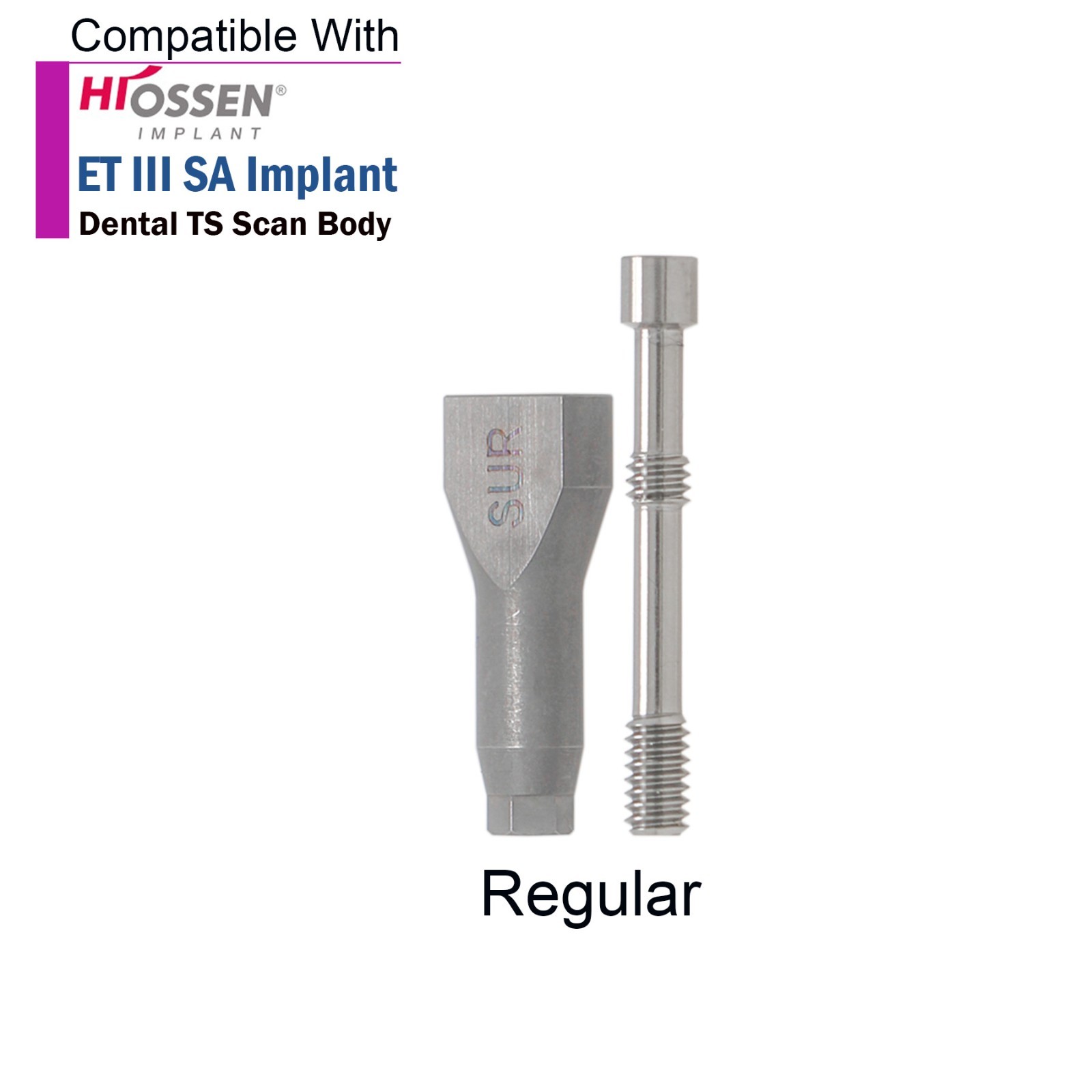 For Hiossen Osstem Dental Healing Abutment Impression Open Close Tray Lab Analog