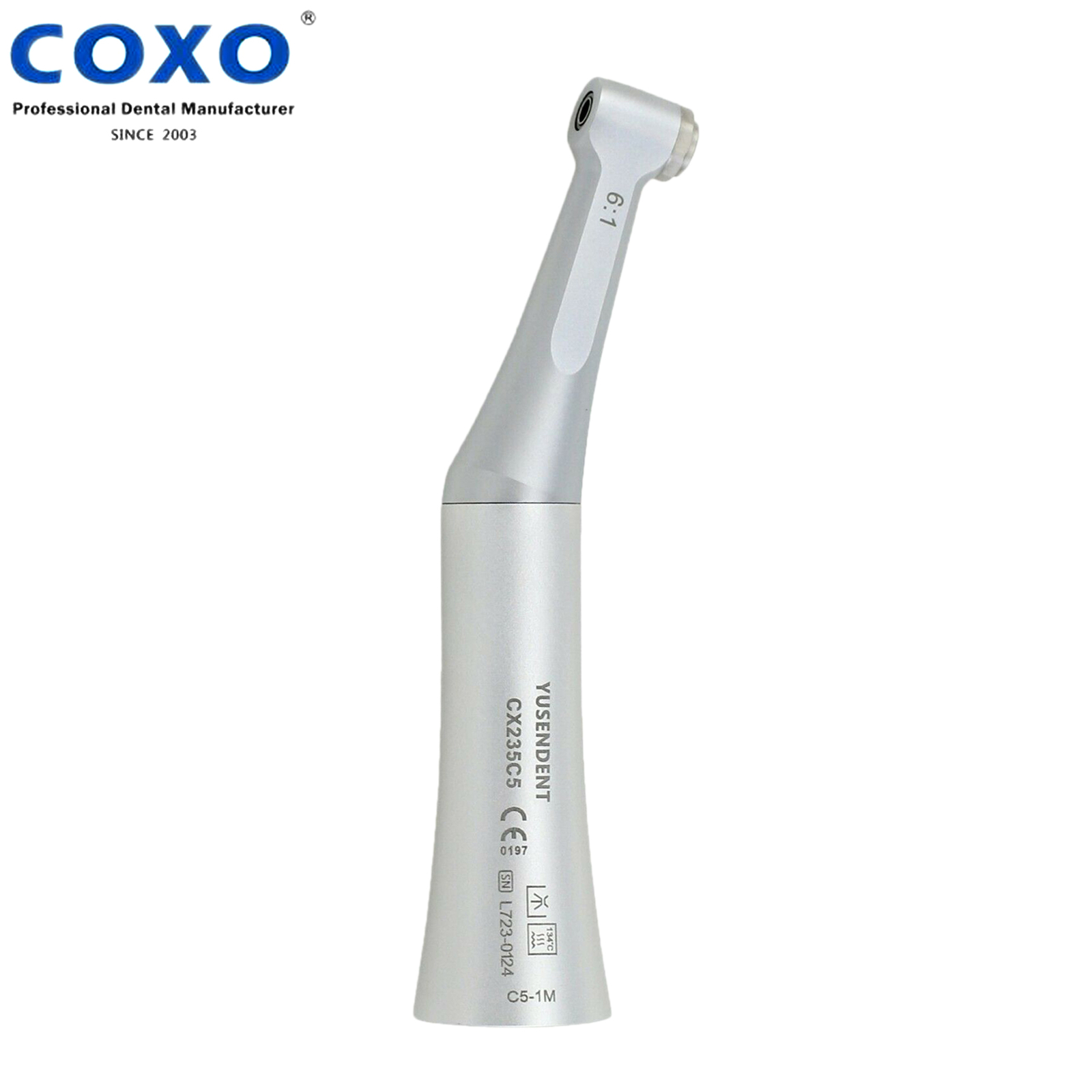 COXO Dental Implant Low Speed Handpiece Fiber Optic 4:1 6:1 20:1 Contra Angle