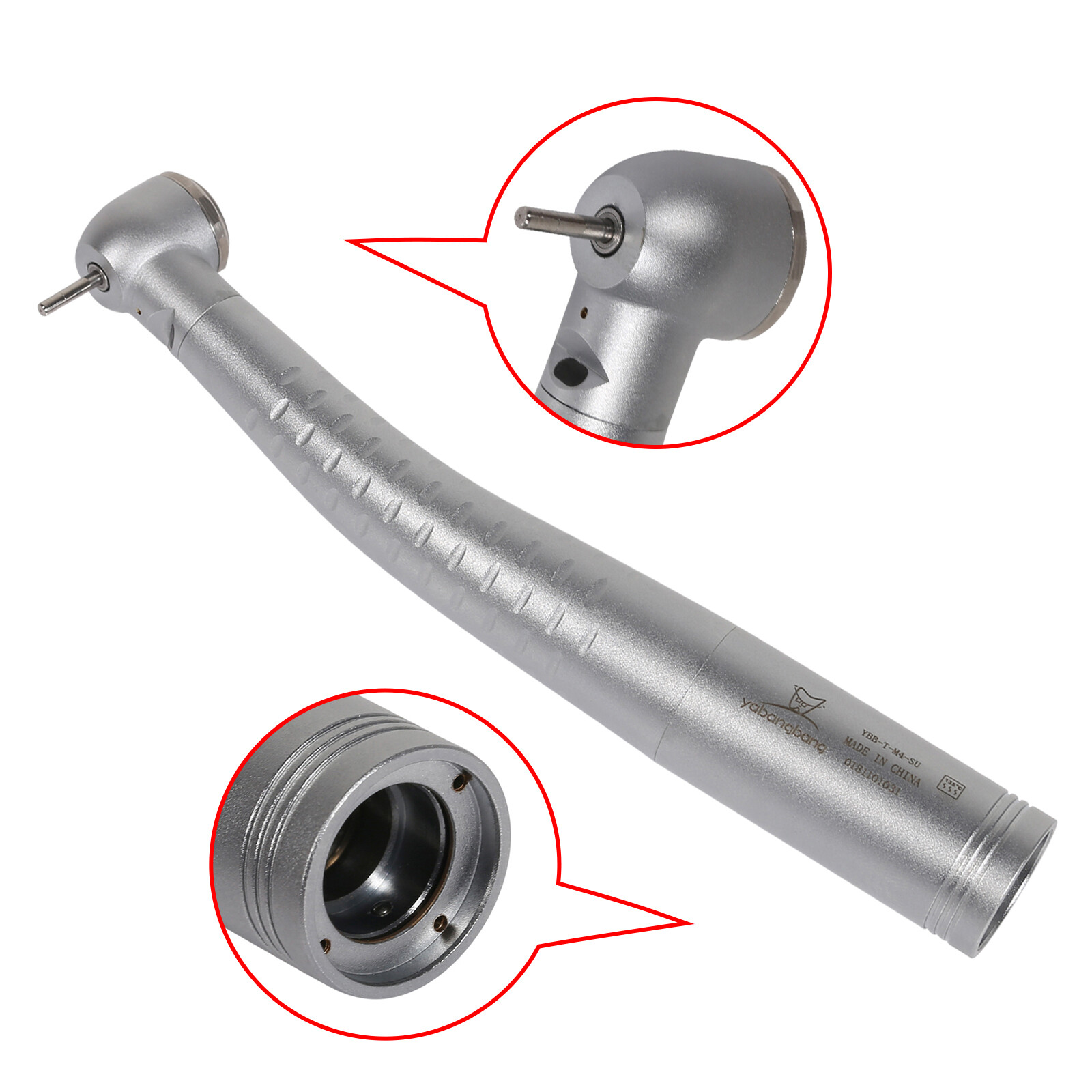 Yabang Dental Fiber Optic High Speed Handpiece Turbine fit Kav coupler YD6