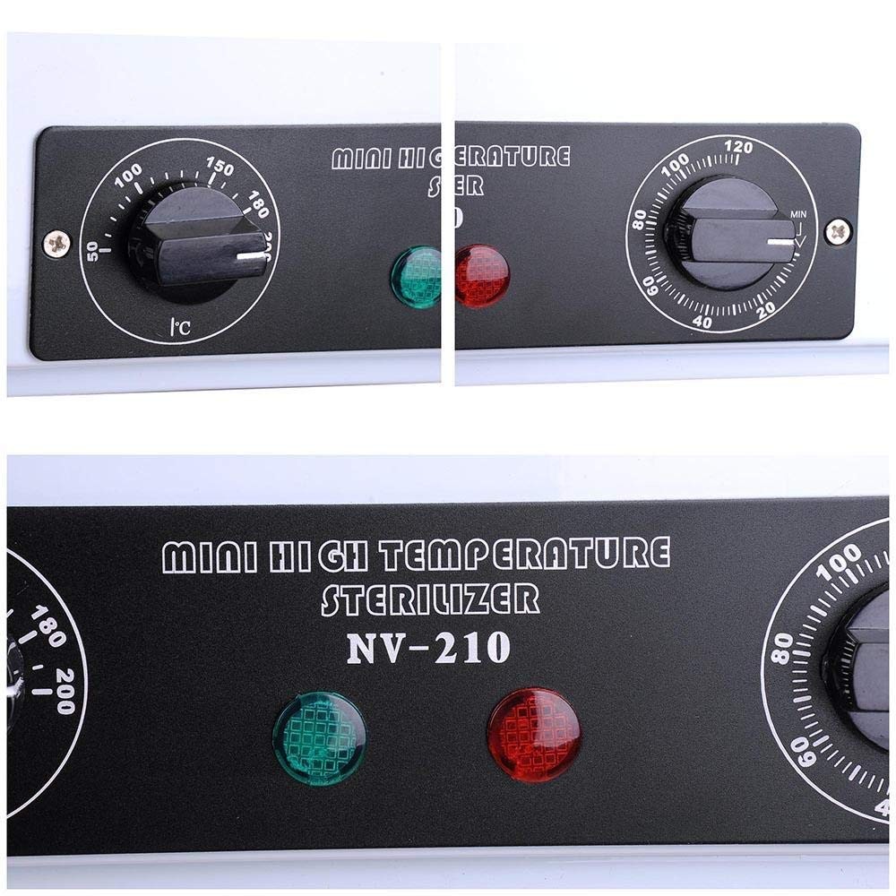 High Temperature Sterilizer 300W Nail Tool Sterilizer with Timer Heat Sterilizer