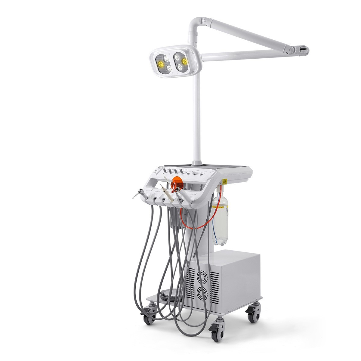 Portable Dental Mobile Delivery Unit with Compressor/handpiece air scaler kit